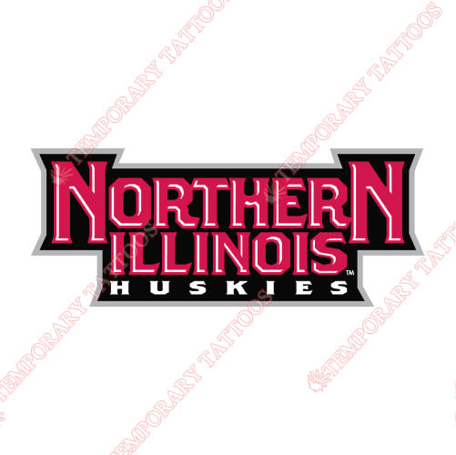 Northern Illinois Huskies Customize Temporary Tattoos Stickers NO.5659